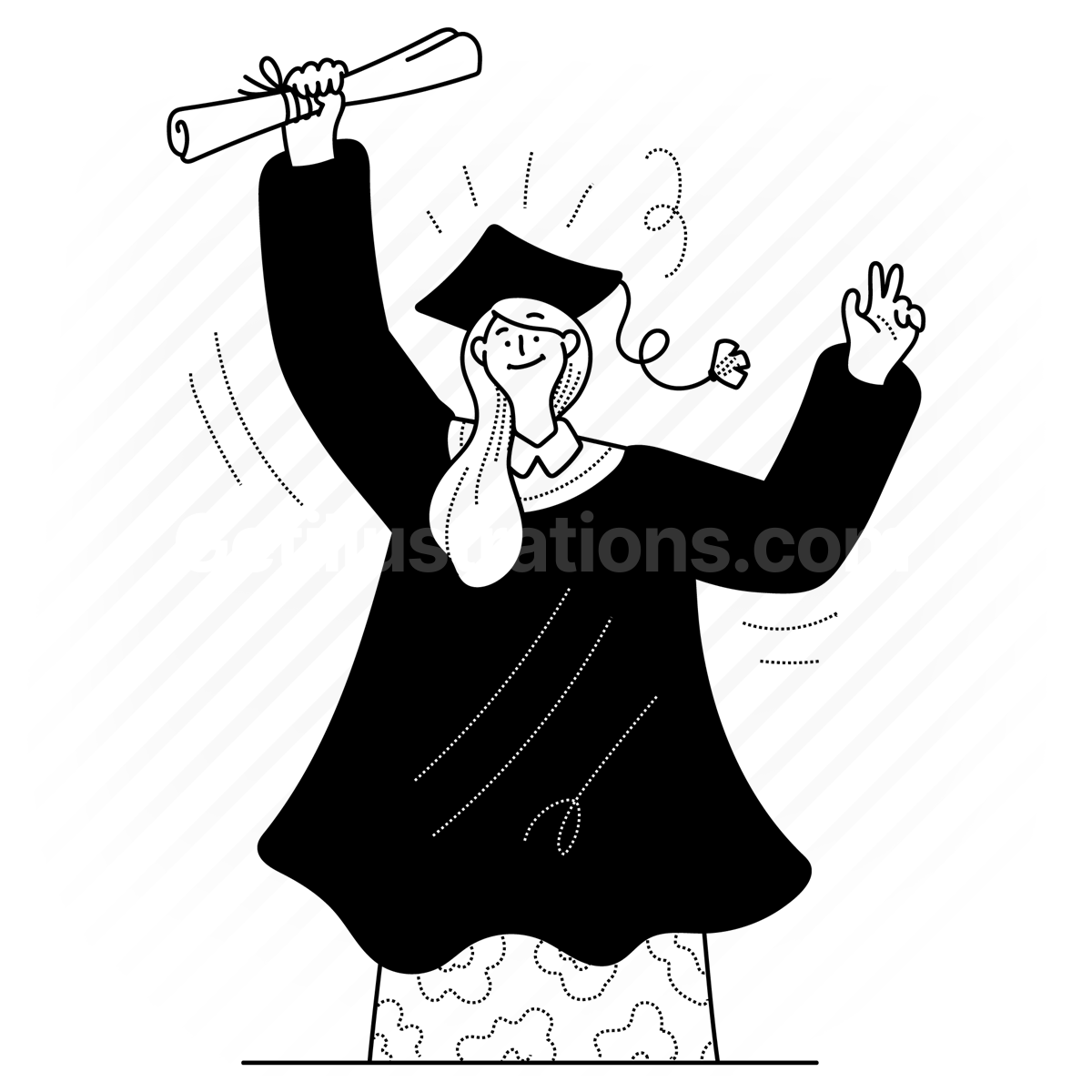 graduate, graduation, college, university, degree, student, gown, graduation cap